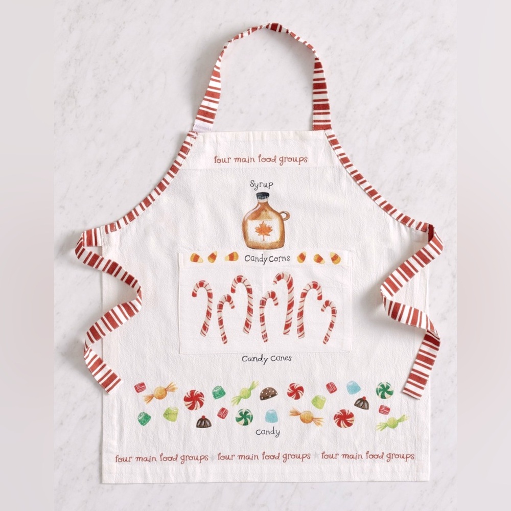 Pottery Barn + Elf collab - kids’ holiday apron
